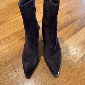 Sam Eldman Mandey Chelsea Boot  (brown suede)